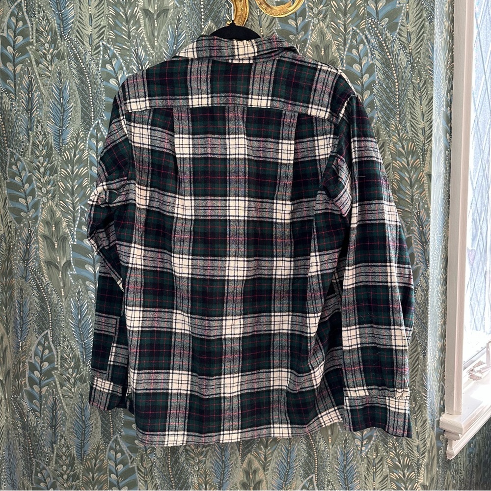 Pendleton Wool Plaid Button Down Size M - image 2